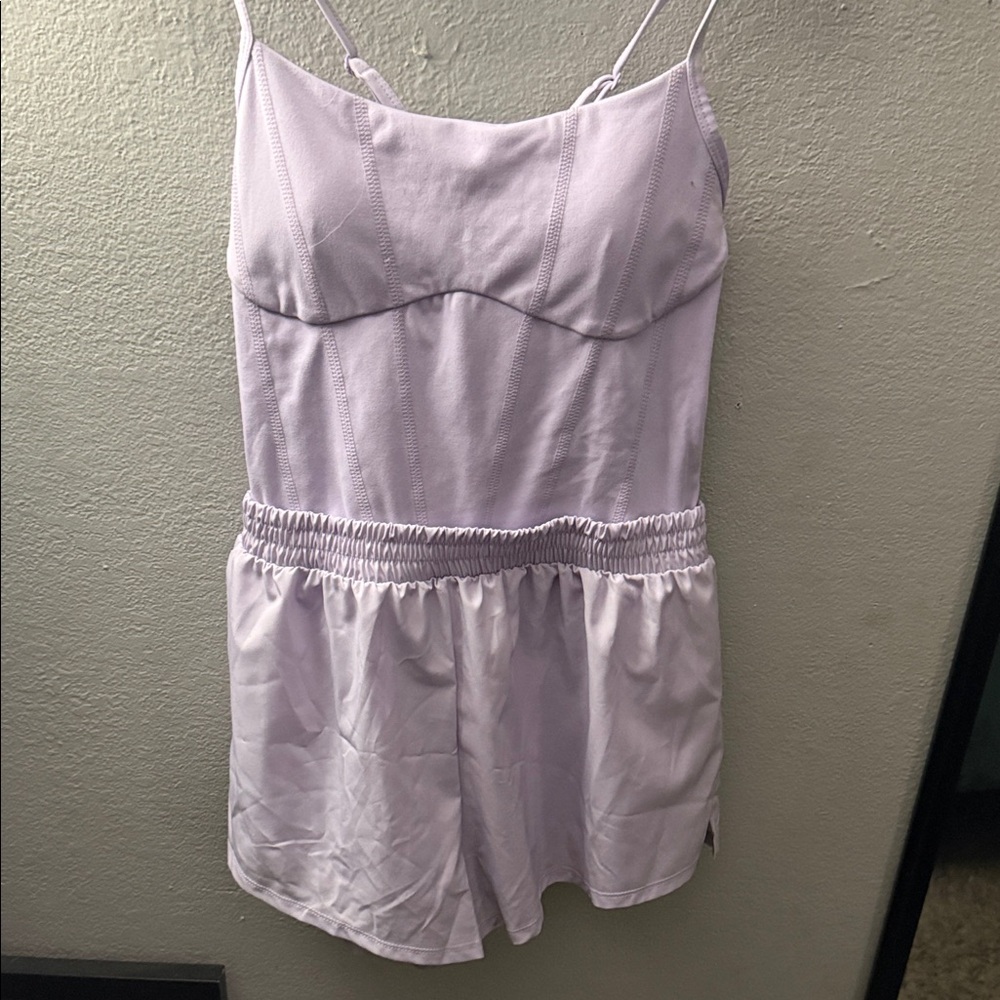 PINK Victoria's Secret Light Purple Romper